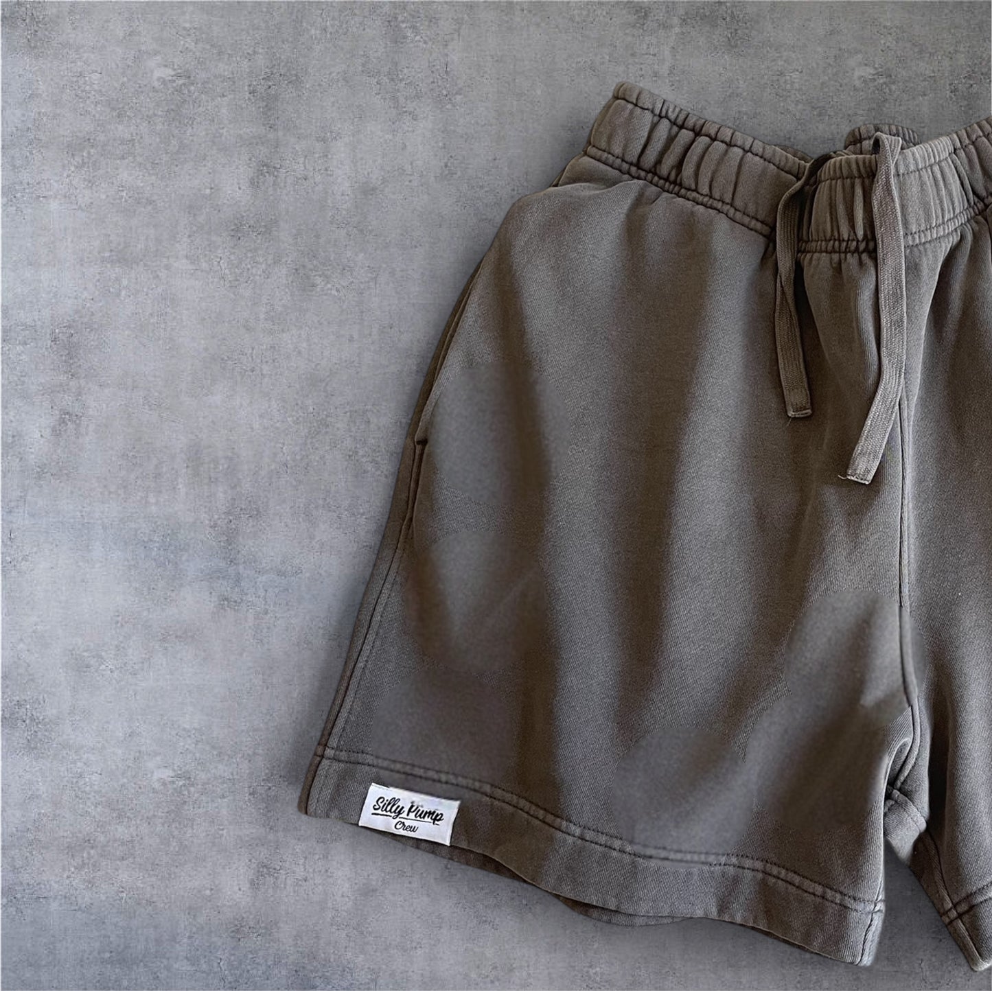 Faded Grey Sweat Shorts