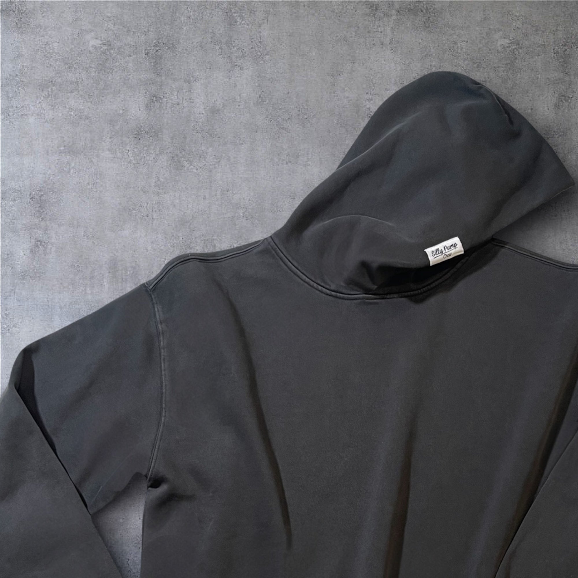 Relaxed Charcoal Fade Hoodie – Silly Pump Crew