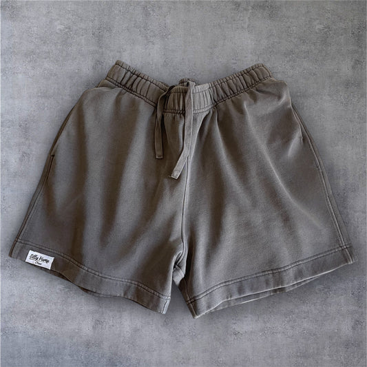 Faded Grey Sweat Shorts