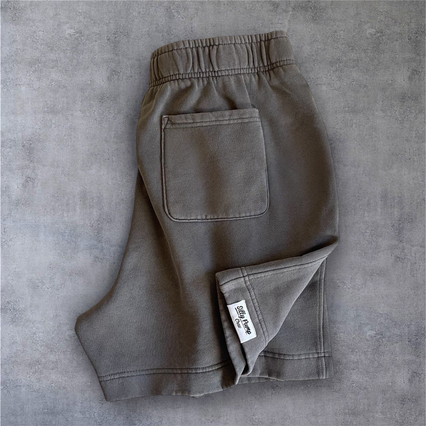 Faded Grey Sweat Shorts