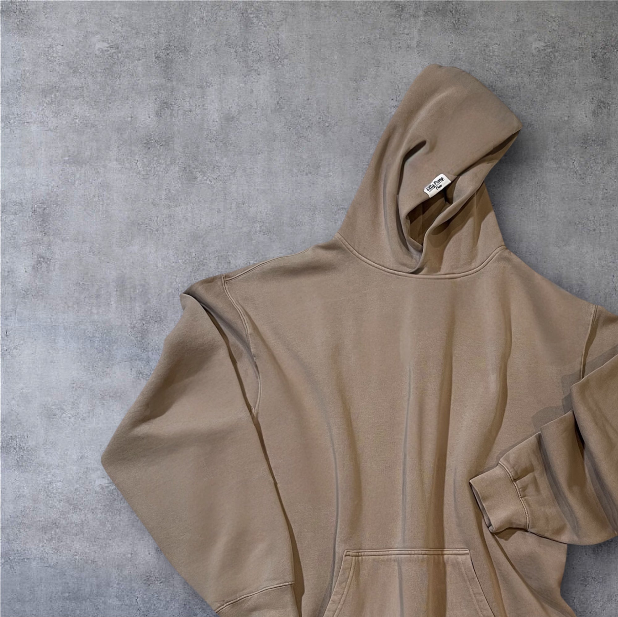 Relaxed Khaki Fade Hoodie – Silly Pump Crew